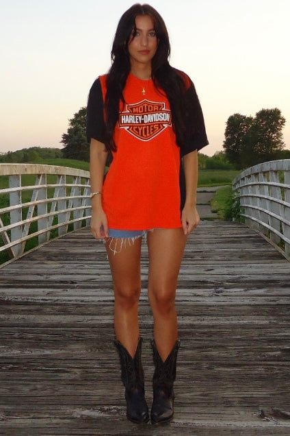 Vintage Oversized Harley Davidson Tee