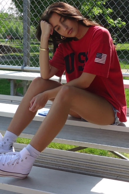 Vintage Oversized USA Tee