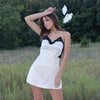 The Paris Slip Dress in Cream